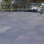 Doublestud mat on dairy yard