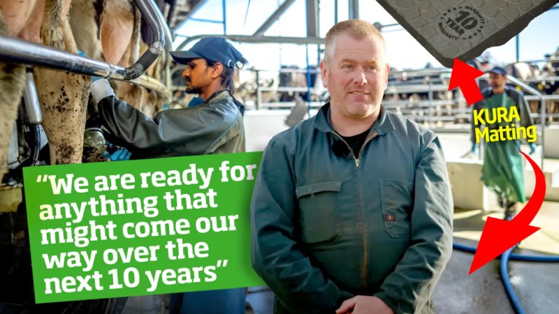 Eyrewell dairy rubber matting