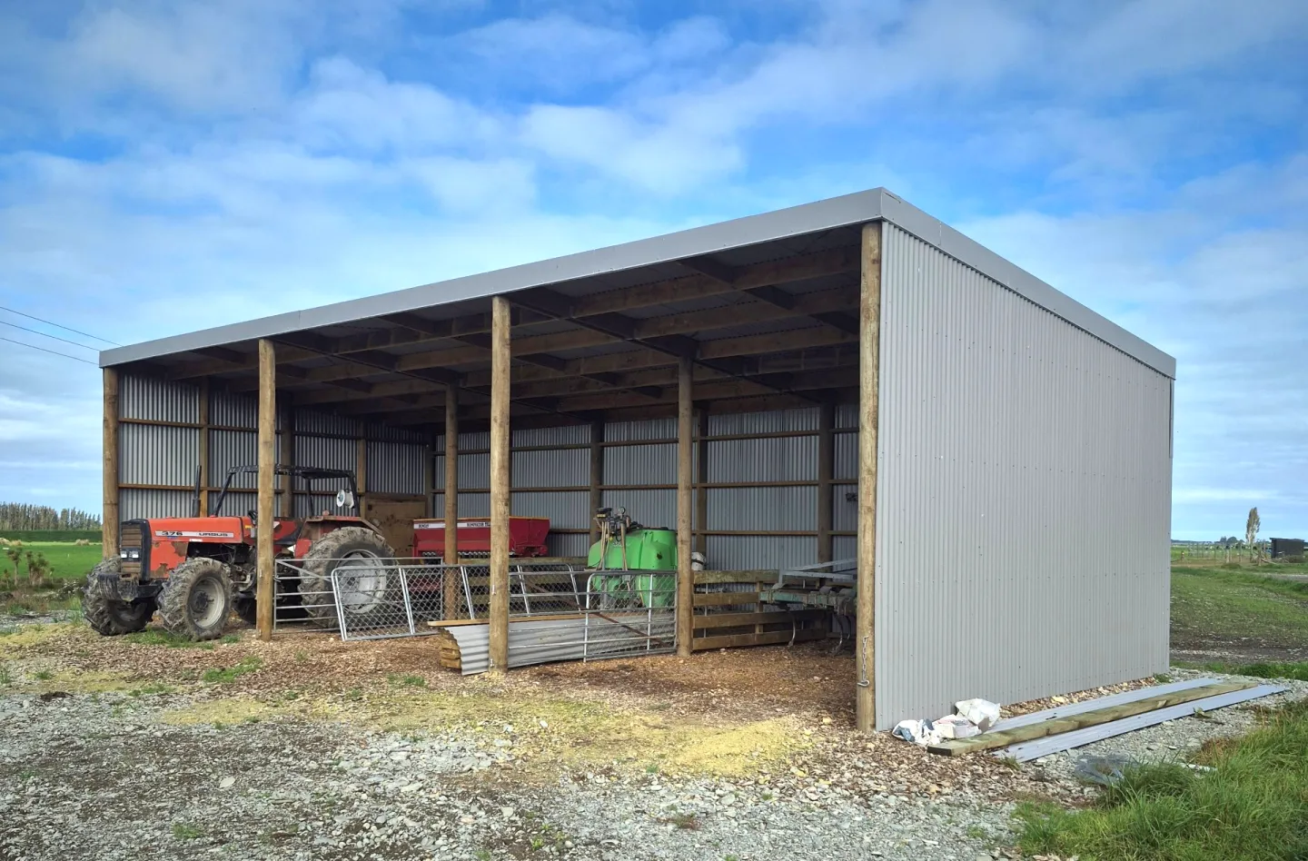 3 bay farm shed kitset