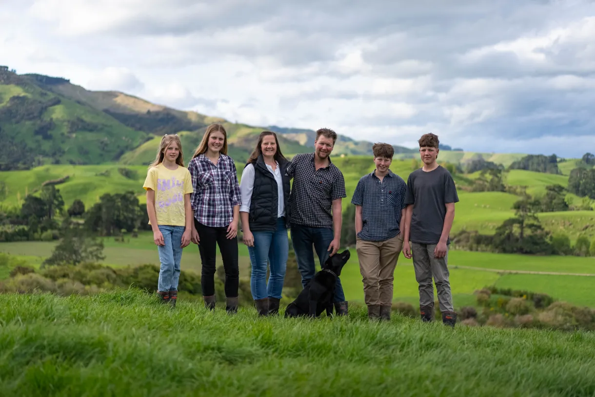 Willie and Sally Bosch family