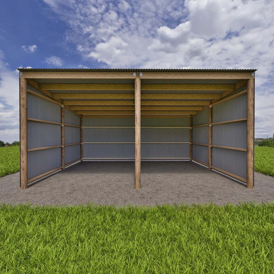 Farm shed 2 bay kitset