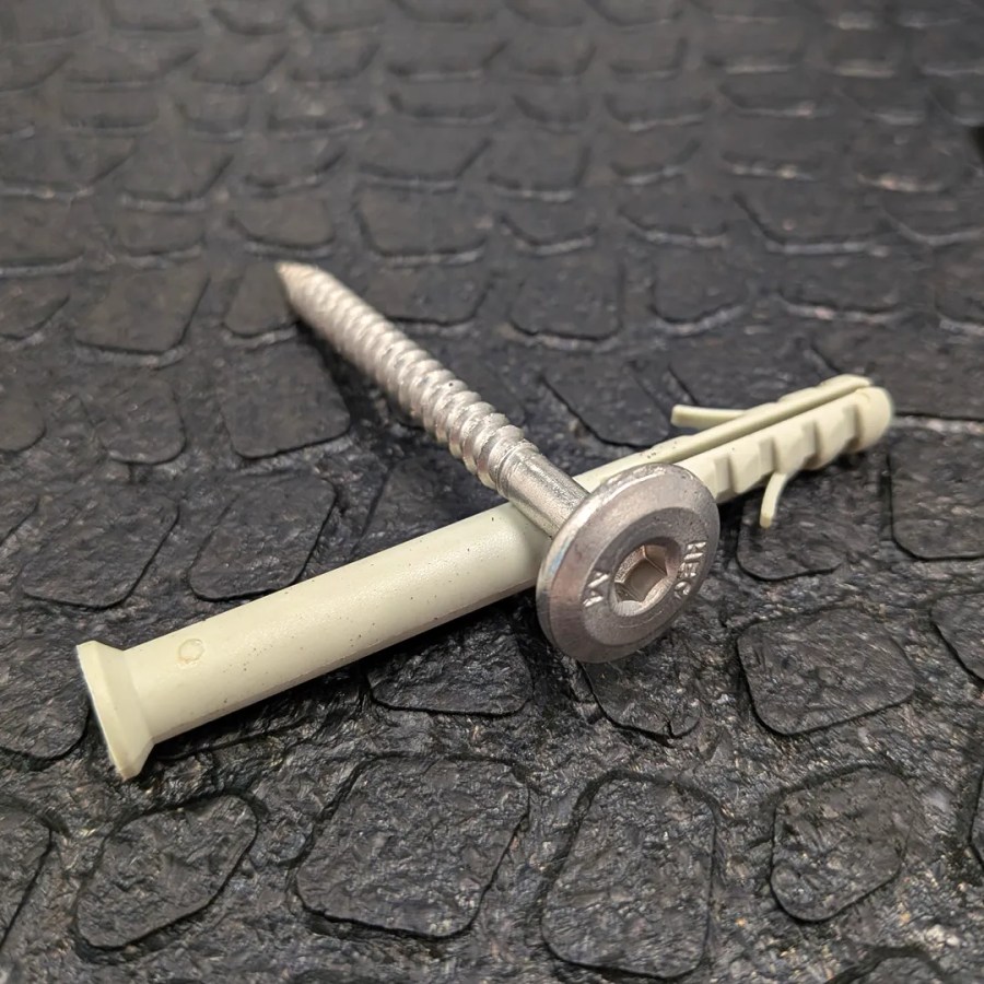 ANC70 t0mm Stainless Steel Concrete Screw with Plug