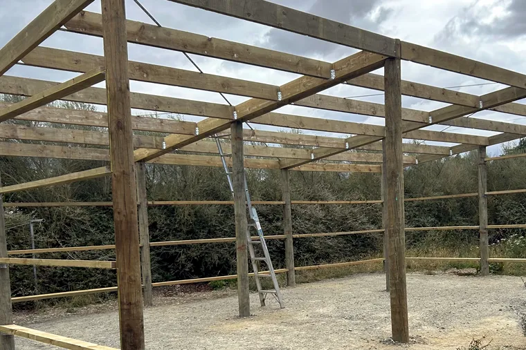 Pole shed kitset - poles
