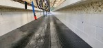 AirStud rubber mat on pit
